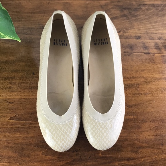 Stuart Weitzman Snake Print Ballet Flats - Picture 5 of 7